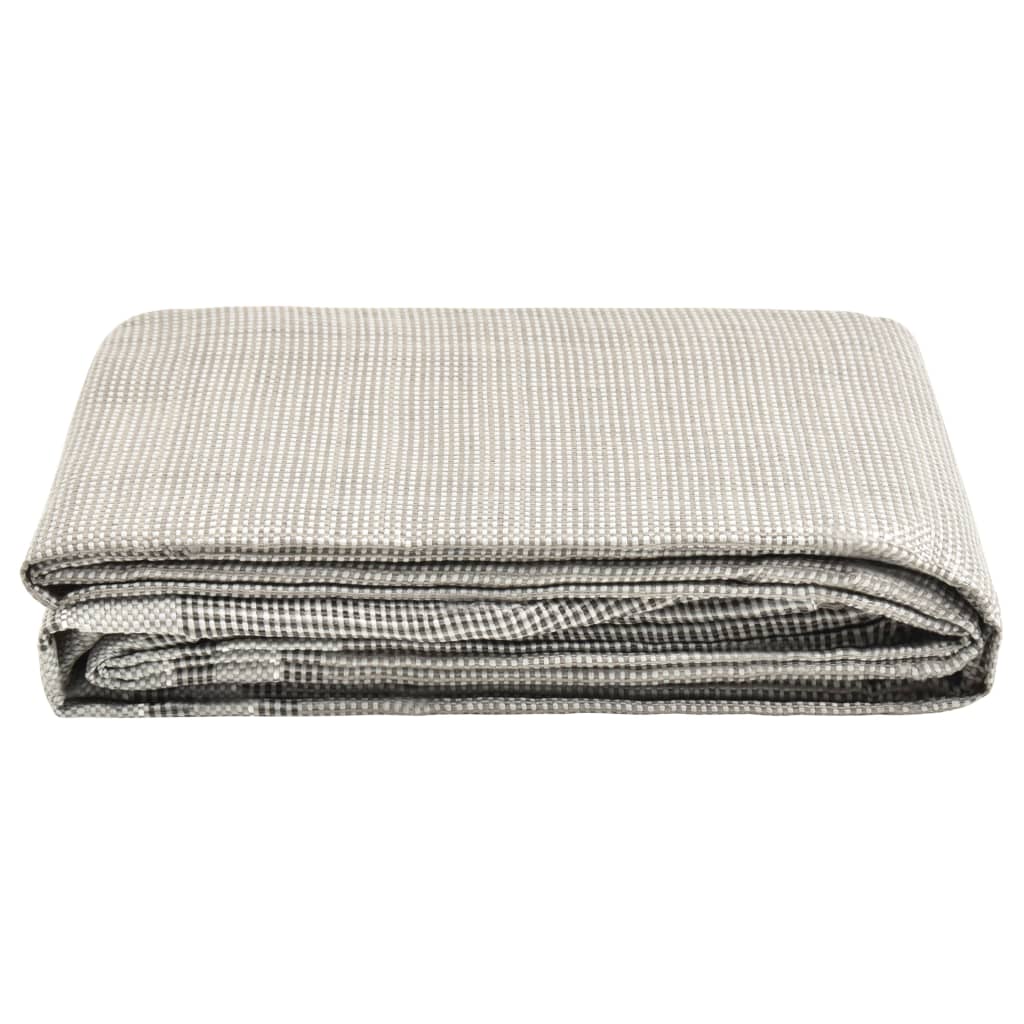 Vidaxl telt tæppe 500x250 cm mørkegrå
