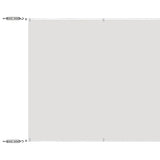 Vidaxl Luifel Vertical 60x800 cm Oxford Stof hvid