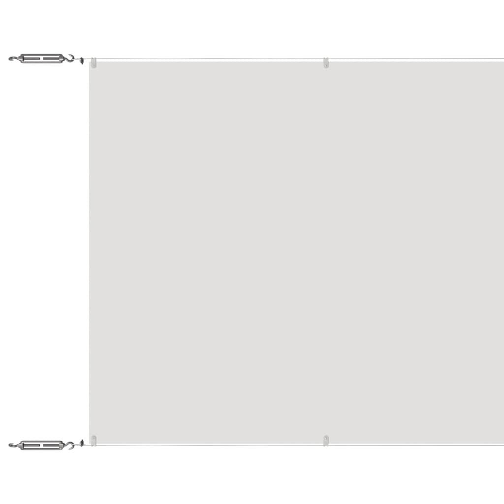 Vidaxl Luifel Vertical 100x800 cm Oxford Fabric White