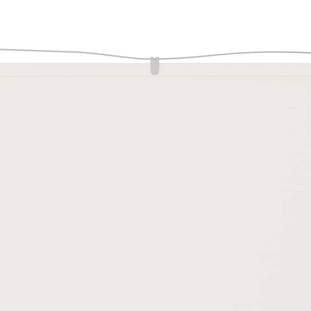 Vidaxl Luifel Vertical 100x800 cm Oxford Fabric White