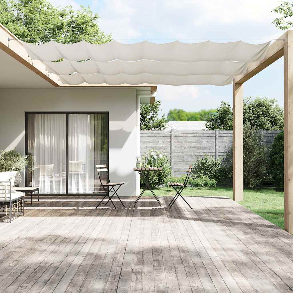Vidaxl Luifel Vertical 100x800 cm Oxford Fabric White