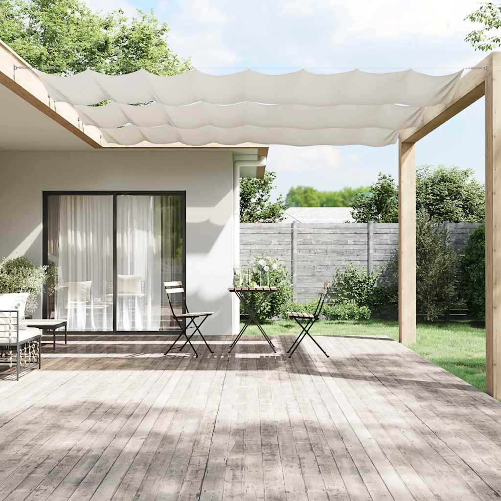 Vidaxl Luifel Vertical 100x1000 cm Oxford Stof hvid