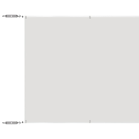 Vidaxl Luifel Vertical 140x600 cm Oxford Stof hvid