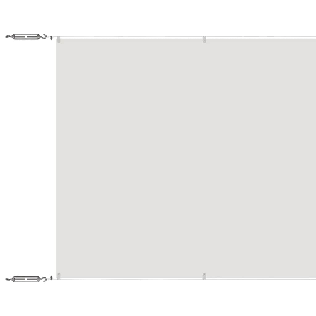 Vidaxl Luifel Vertical 140x800 cm Oxford Stof hvid