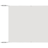 Vidaxl Luifel Vertical 140x800 cm Oxford Stof hvid