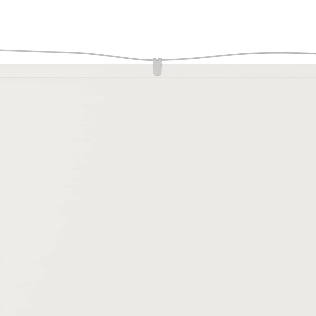 Vidaxl Luifel Vertical 140x800 cm Oxford Stof hvid