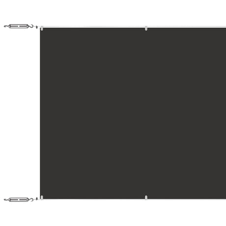 Vidaxl Luifel Vertical 60x600 cm Oxford Stof Anthracite -farvet