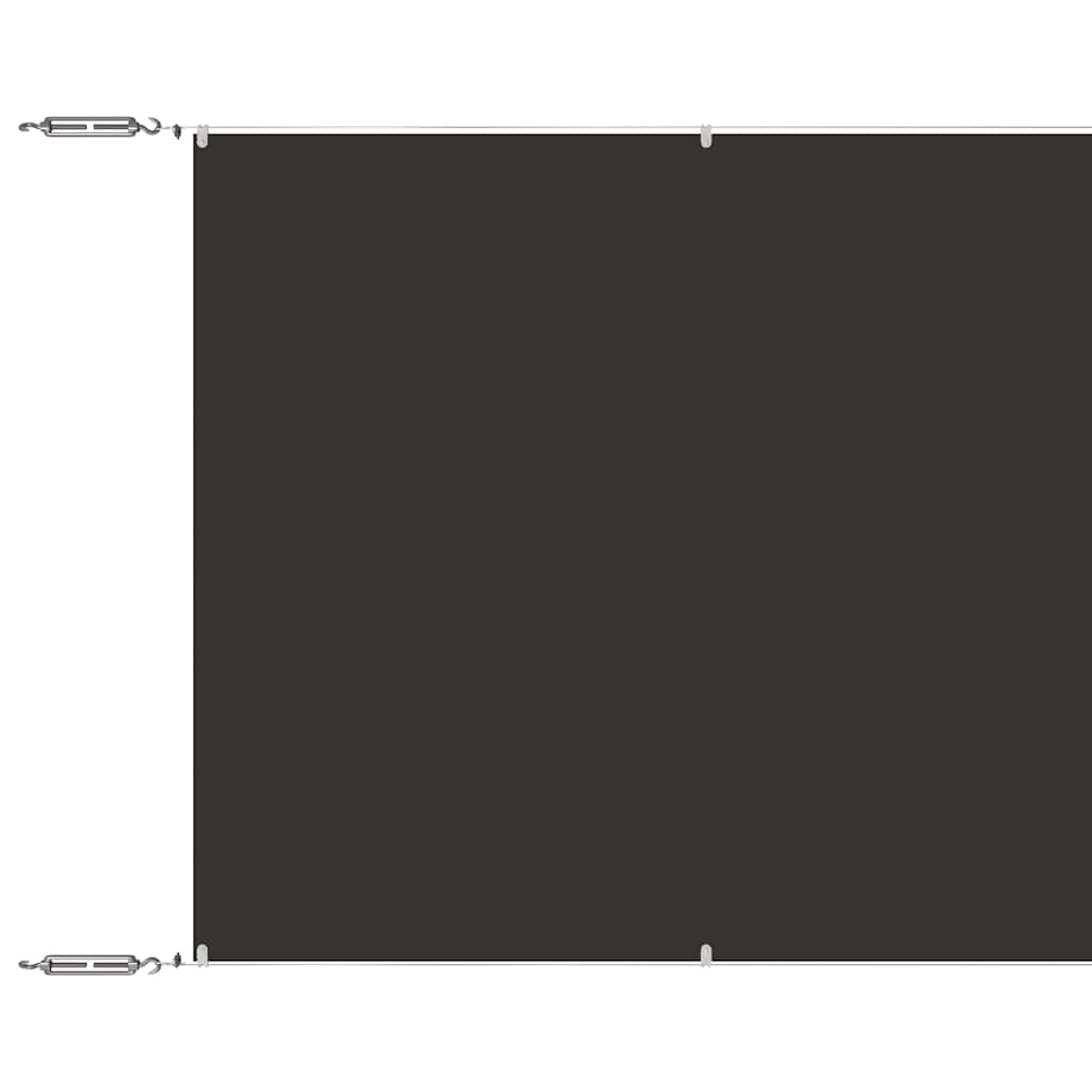 Vidaxl Luifel Vertical 140x800 cm Oxford stof Anthracite -farvet