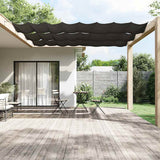 Vidaxl Luifel Vertical 180x1200 cm Oxford stof Anthracite -farvet