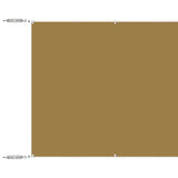 Vidaxl Luifel Vertical 60x1000 cm Oxford Stof beige