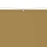 Vidaxl Luifel Vertical 60x1000 cm Oxford Stof beige