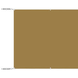 Vidaxl Luifel Lodret 60x1200 cm Oxford Stof beige
