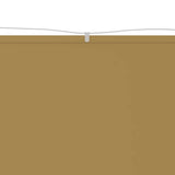 Vidaxl Luifel Lodret 60x1200 cm Oxford Stof beige