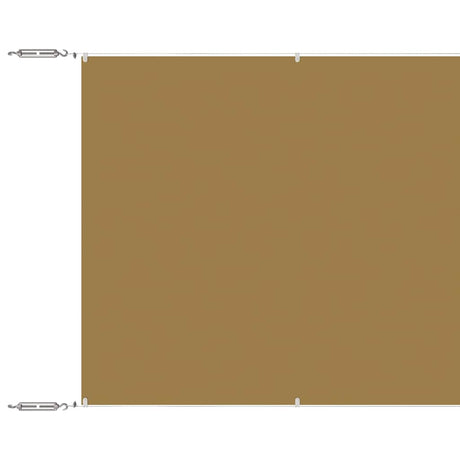 Vidaxl Luifel lodret 140x600 cm Oxford stof beige