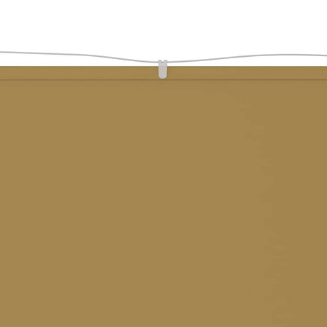 Vidaxl Luifel Vertical 140x1200 cm Oxford Stof beige