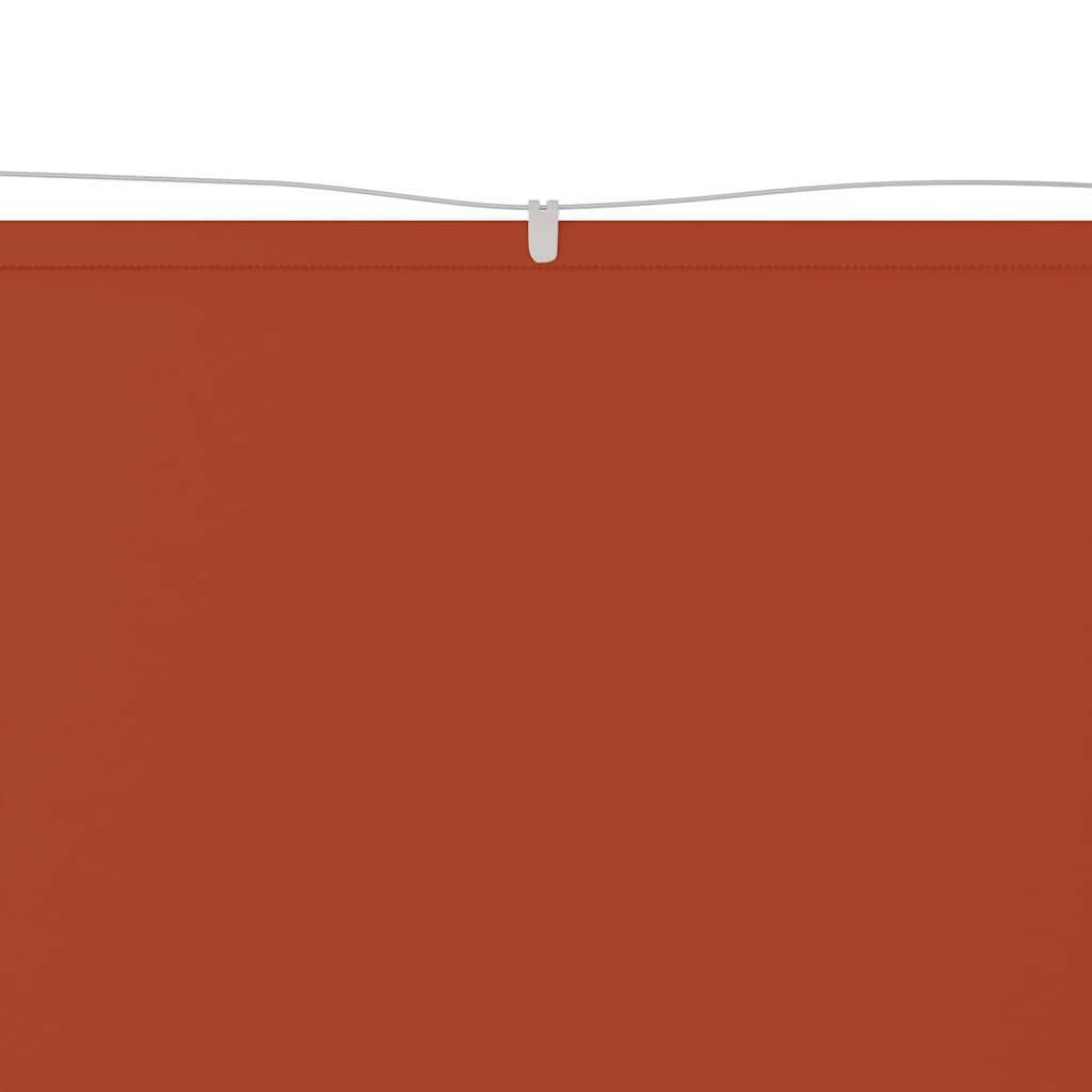 Vidaxl Luifel Vertical 60x1200 cm Oxford Stof Terracotta -farvet