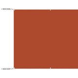 Vidaxl Luifel Vertical 100x800 cm Oxford Stof Terracotta -farvet