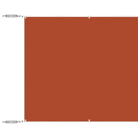 Vidaxl Luifel Vertical 140x800 cm Oxford Stof Terracotta -farvet