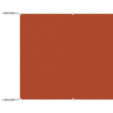 Vidaxl Luifel Vertical 180x600 cm Oxford Stof Terracotta -farvet
