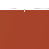 Vidaxl Luifel Vertical 180x600 cm Oxford Stof Terracotta -farvet