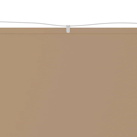 Vidaxl Luifel Lodret 60x1200 cm Oxford Fabric Taupe