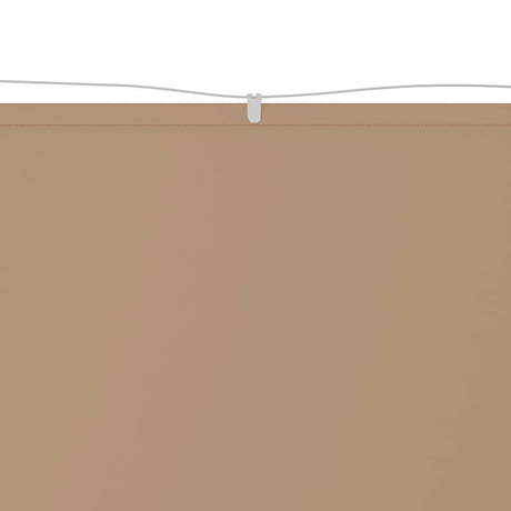 Vidaxl Luifel Lodret 140x600 cm Oxford Fabric Taupe