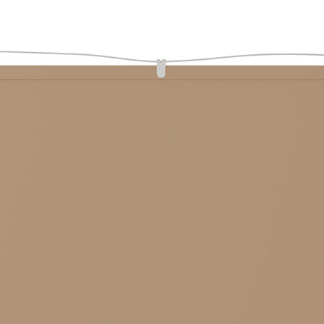 Vidaxl Luifel Vertical 180x1200 cm Oxford Fabric Taupe