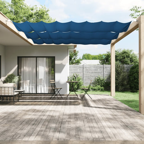 Vidaxl Luifel Vertical 140x360 cm Oxford Stof Blue Blue