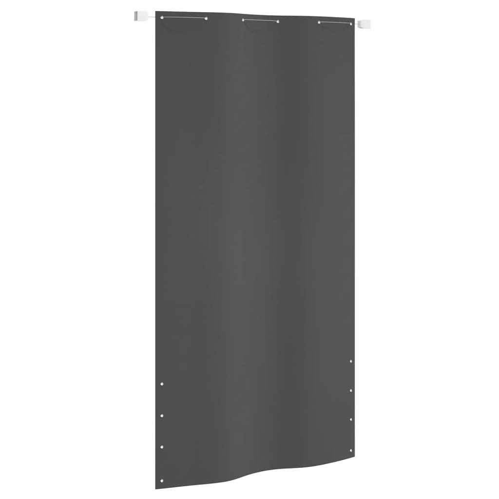 Vidaxl balkonskærm 120x240 cm Oxford stof anthracit -farvet