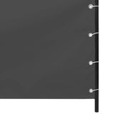 Vidaxl balkonskærm 120x240 cm Oxford stof anthracit -farvet