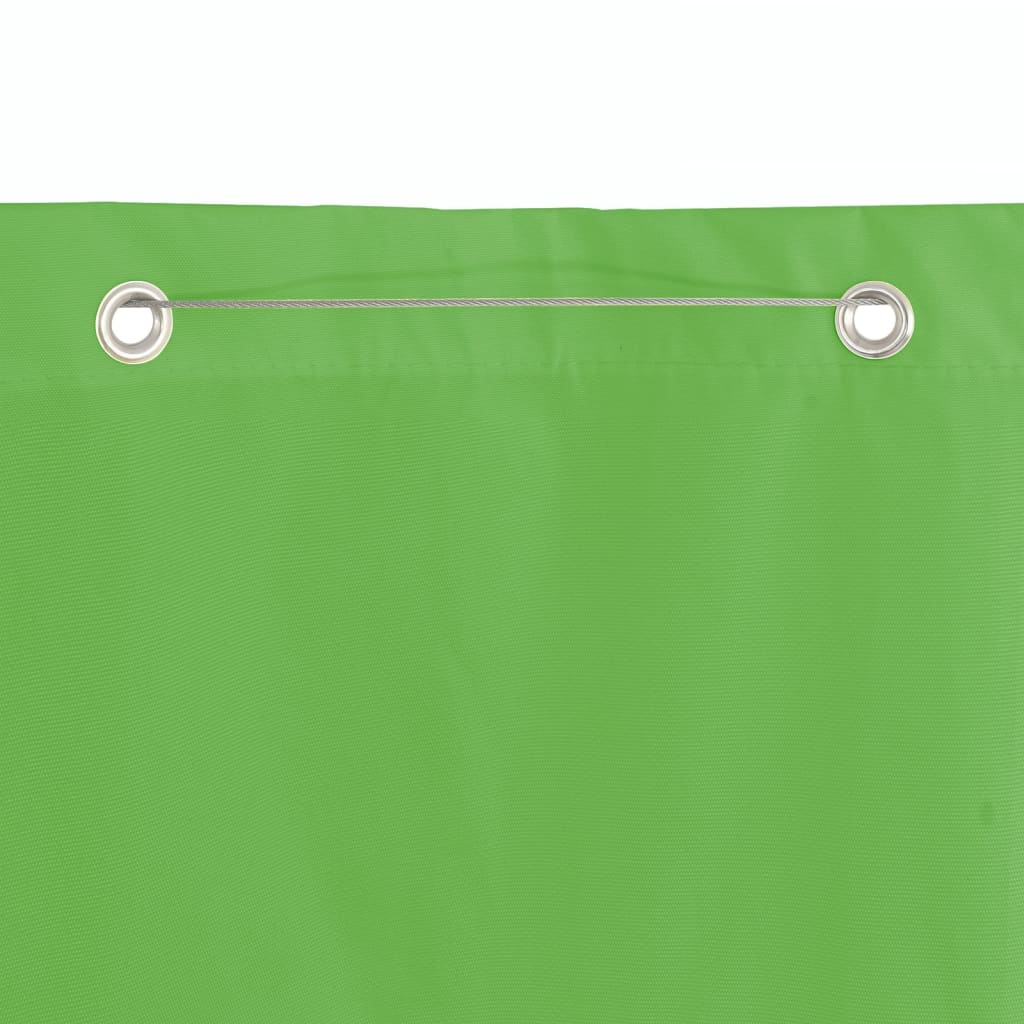 Vidaxl balkonskærm 140x240 cm Oxford stof lysegrøn
