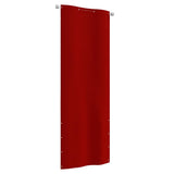 Vidaxl balkonskærm 80x240 cm Oxford stof rød