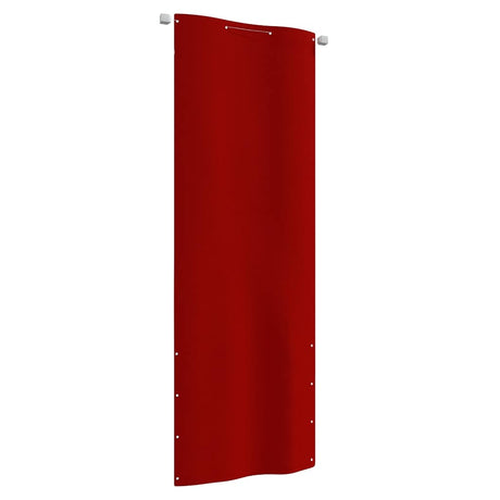 Vidaxl balkonskærm 80x240 cm Oxford stof rød