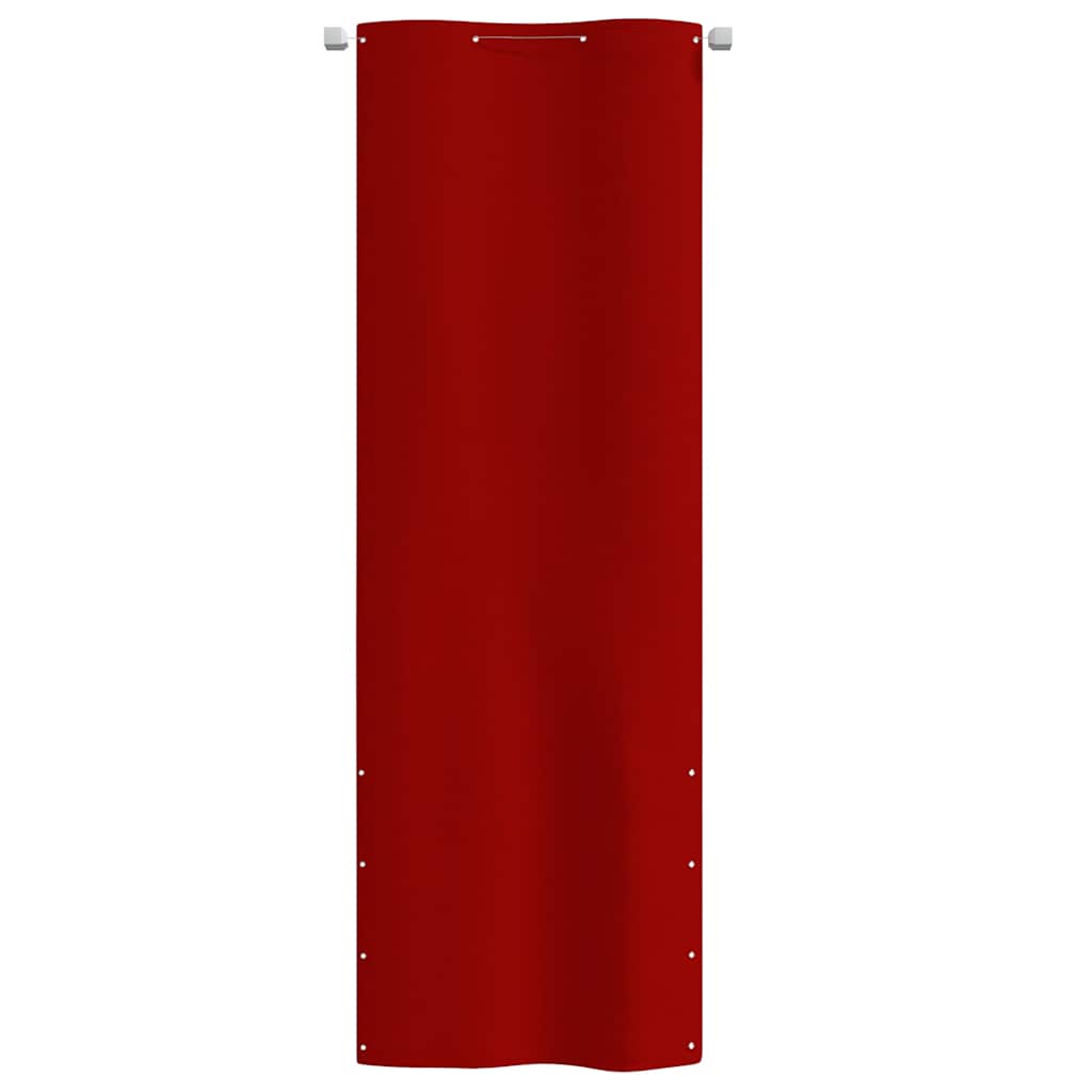 Vidaxl balkonskærm 80x240 cm Oxford stof rød