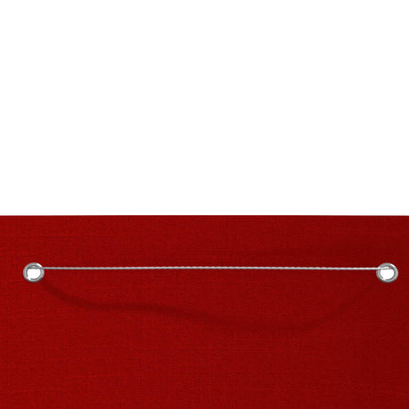 Vidaxl balkonskærm 80x240 cm Oxford stof rød