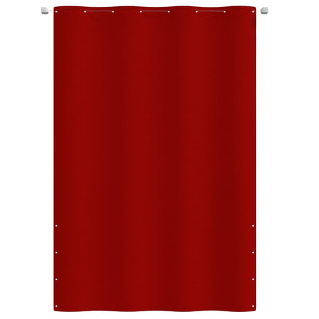 Vidaxl balkonskærm 160x240 cm Oxford stof rød