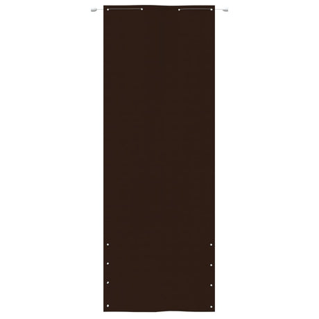 Vidaxl balkonskærm 80x240 cm Oxford stof brun