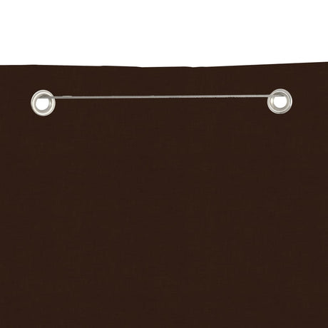Vidaxl balkonskærm 80x240 cm Oxford stof brun