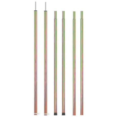 Vidaxl teltstænger 2 PC Telescopic 170-255 cm galvaniseret stål