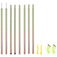 Vidaxl Sunset Poles 2 St 200 cm galvaniseret stål