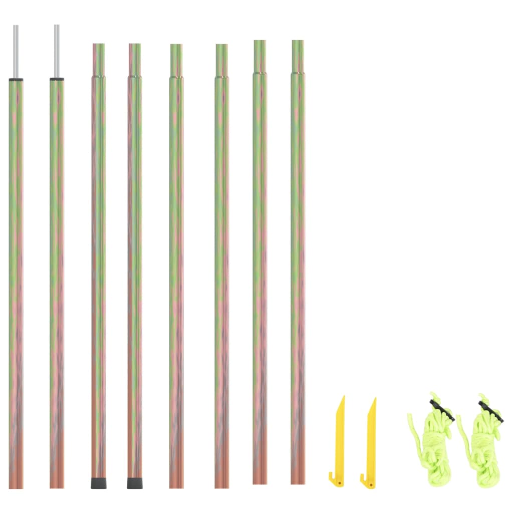 Vidaxl Sunset Poles 2 St 200 cm galvaniseret stål