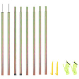 Vidaxl Sunset Poles 2 St 200 cm galvaniseret stål
