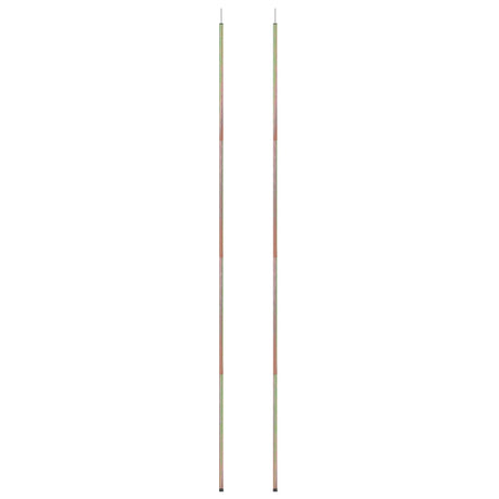 Vidaxl Sunset Poles 2 St 200 cm galvaniseret stål