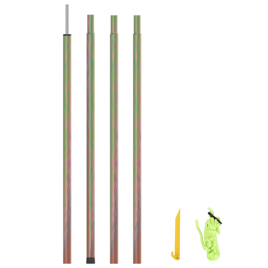Vidaxl solcreme -pol 250 cm galvaniseret stål
