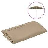 Vidaxl -udskiftningsklud til parasol 300 cm taupe