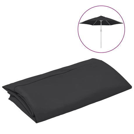 VidaXL erstatningsdug til parasol 300 cm sort