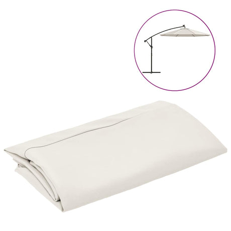 Vidaxl Udskiftningsklud til flydende parasol 300 cm Sandy White