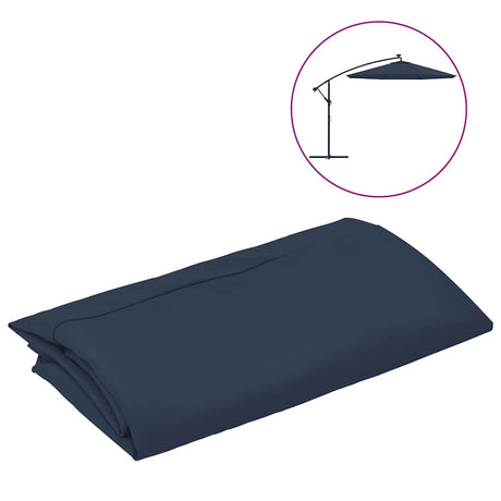 Vidaxl udskiftning klud til flydende parasol 350 cm blå