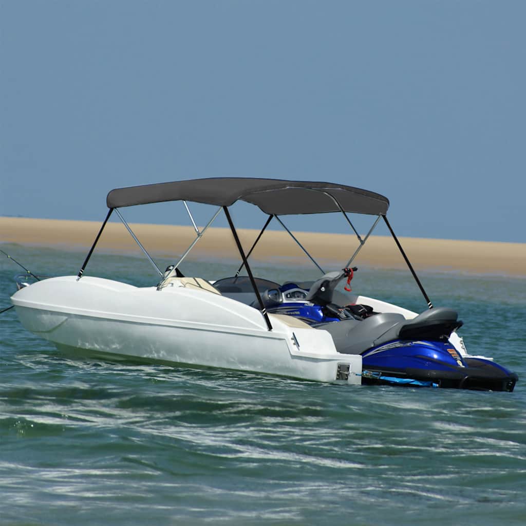 Vidaxl Biminitop 3-Bows 183x140x137 cm Anthracite-farvet