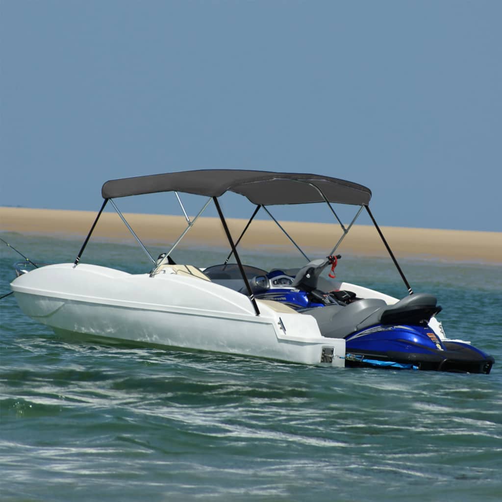 Vidaxl Biminitop 3-Boogs 183x196x137 cm Anthracite-farvet